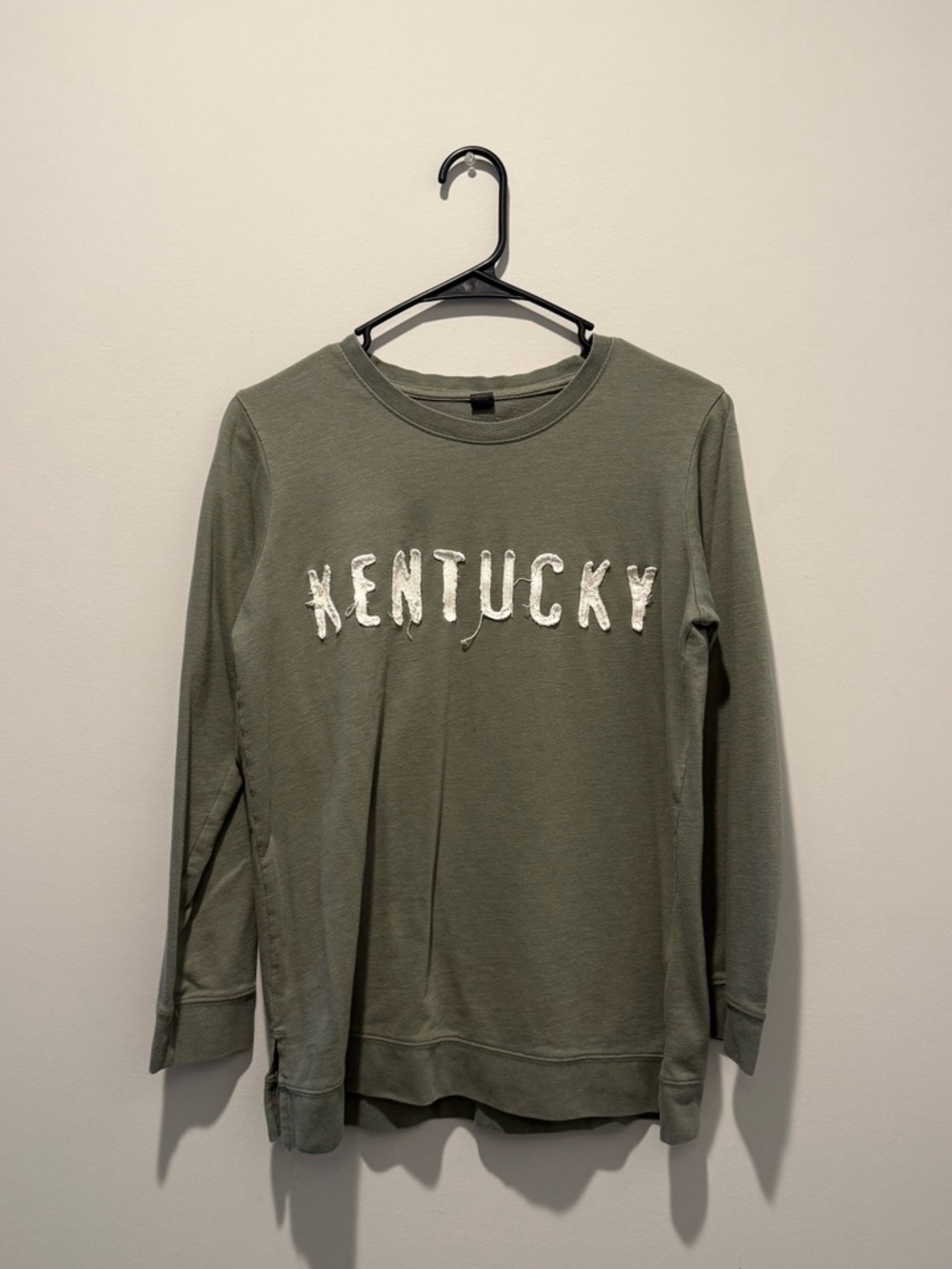 Olive Green "KENTUCKY" Crewneck Sweatshirt